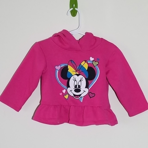 Disney Minnie Mouse Pullover Hoodie 18m - Picture 1 of 4